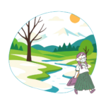 イラスト_3月_雪解け・花粉症